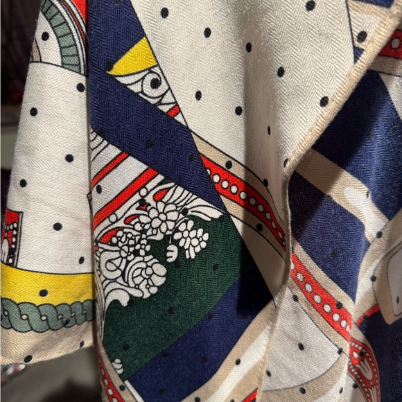 Colorful Patterned Scarf - Picture 3 of 6